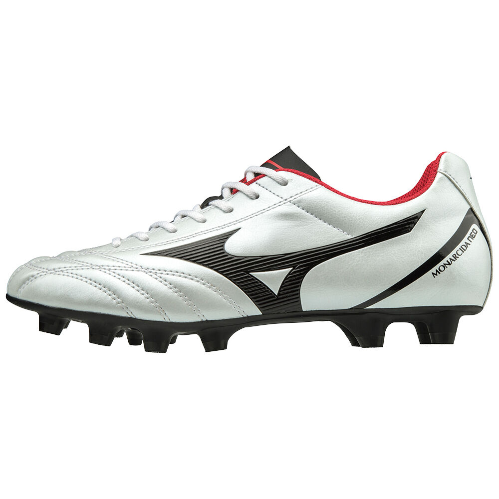 Chuteiras Mizuno Monarcida Neo Select - Homem - Branco/Pretas - AJFGB5380